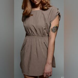 💥H&M Women Tan Mini Dress 8